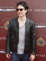 The Vampire Diaries Damon Salvatore Event Leather Jacket