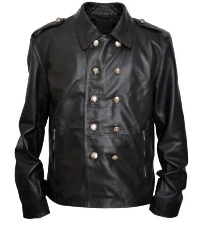 The Vampire Diaries Joseph Morgan Double Breasted Leather Jacket