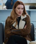 The Virgin River Melinda Monroe Biker Leather Sherpa Jacket