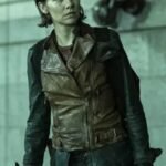 The Walking Dead 2022 Dead City Maggie Rhee Leather Vest