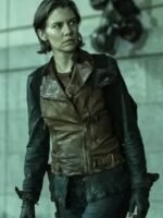 The Walking Dead 2022 Dead City Maggie Rhee Leather Vest