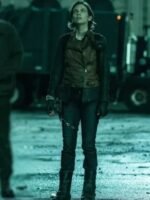 The Walking Dead 2022 Dead City Maggie Rhee Leather Vest