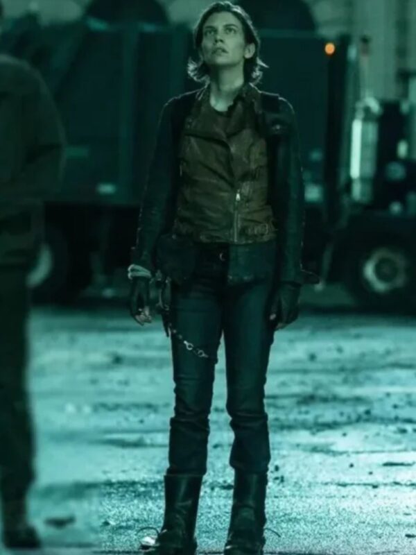 The Walking Dead 2022 Dead City Maggie Rhee Leather Vest
