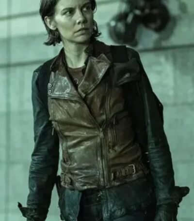 The Walking Dead 2022 Dead City Maggie Rhee Leather Vest