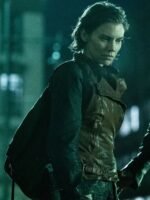 The Walking Dead 2022 Dead City Maggie Rhee Leather Vest