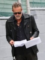 The Walking Dead 2022 Dead City Negan Smith Leather Jacket