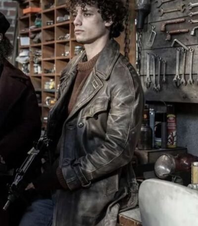 The Walking Dead Daryl Dixon Tristan Zanchi Black Leather Coat