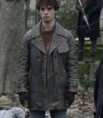 The Walking Dead Daryl Dixon Tristan Zanchi Black Leather Coat