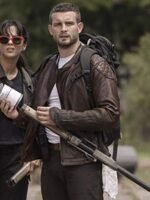 The Walking Dead Felix Brown Leather Jacket