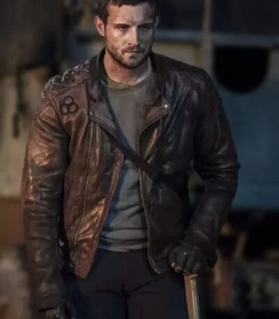 The Walking Dead Felix Brown Leather Jacket