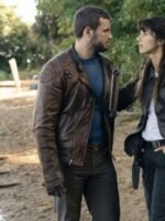 The Walking Dead Felix Brown Leather Jacket