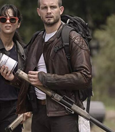 The Walking Dead Felix Brown Leather Jacket