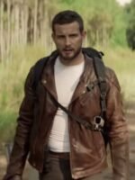 The Walking Dead Felix Brown Leather Jacket