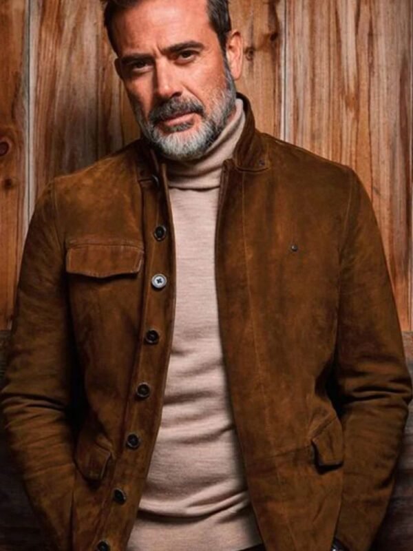 The Walking Dead Negan Smith Brown Suede Jacket