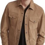 The Walking Dead Rick Grimes S09 Brown Suede Jacket