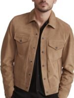 The Walking Dead Rick Grimes S09 Brown Suede Jacket