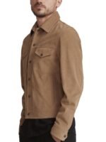 The Walking Dead Rick Grimes S09 Brown Suede Jacket