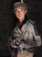 The Walking Dead Rosita Espinosa White Leather Jacket