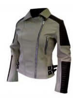 The Walking Dead Rosita Espinosa White Leather Jacket