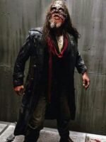 The Walking Dead S09 Ryan Hurst Black Long Leather Coat