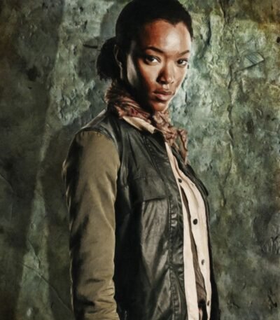 The Walking Dead Sasha Williams Leather Vest