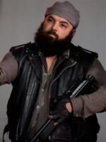 The Walking Dead Savior Guard Black Leather Vest