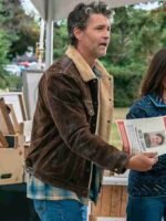 The Way Home Jefferson Brown Leather Jacket