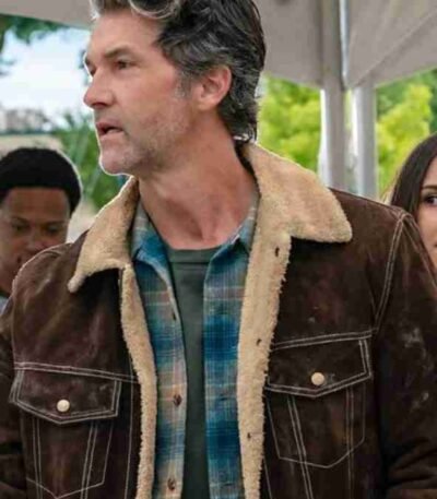The Way Home Jefferson Brown Leather Jacket