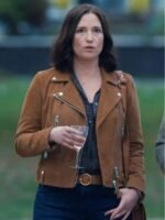 The Way Home Kat Landry Brown Leather Jacket