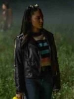 The Way Home Teen Monica Leather Jacket