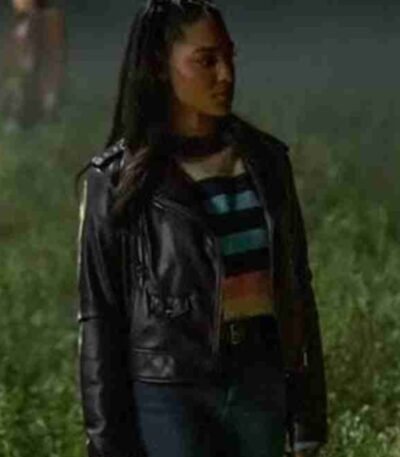 The Way Home Teen Monica Leather Jacket