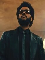The Weeknd Take My Breath Leather Black Trench Coat