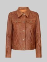 The Winchesters S1 Latika Desai Brown Leather Jacket
