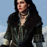 The Witcher 3 Yennefer Black Leather Vest