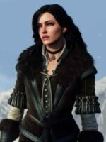 The Witcher 3 Yennefer Black Leather Vest