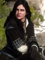 The Witcher 3 Yennefer Black Leather Vest
