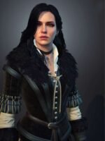 The Witcher 3 Yennefer Black Leather Vest