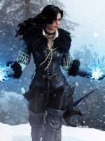 The Witcher 3 Yennefer Black Leather Vest