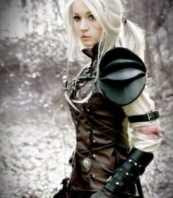 The Witcher Saga Cirilla Dark Brown Leather Vest