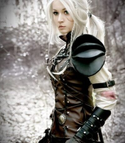 The Witcher Saga Cirilla Dark Brown Leather Vest