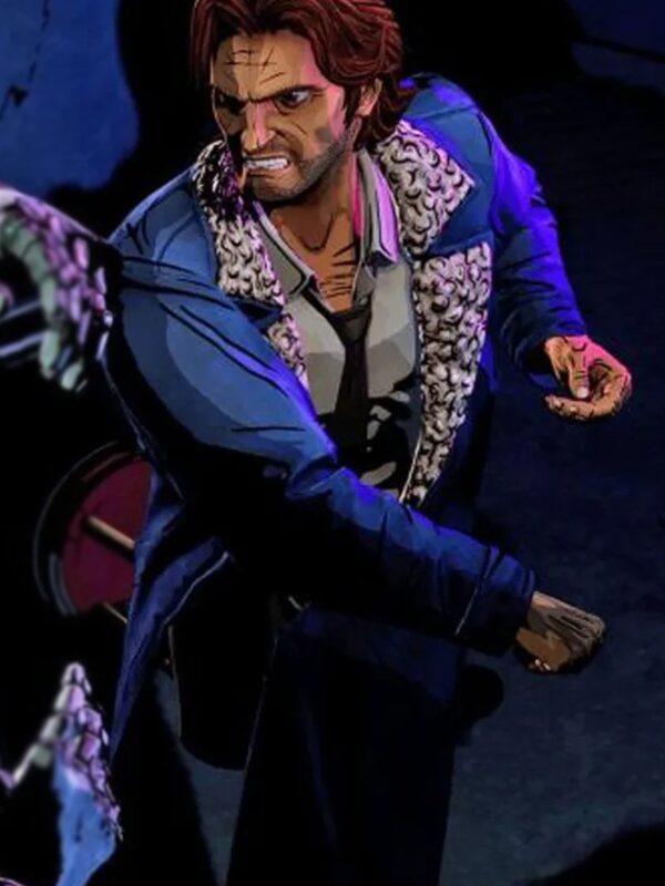 The Wolf Among Us Bigby Wolf Leather Coat