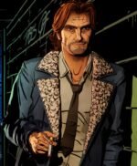 The Wolf Among Us Bigby Wolf Leather Coat