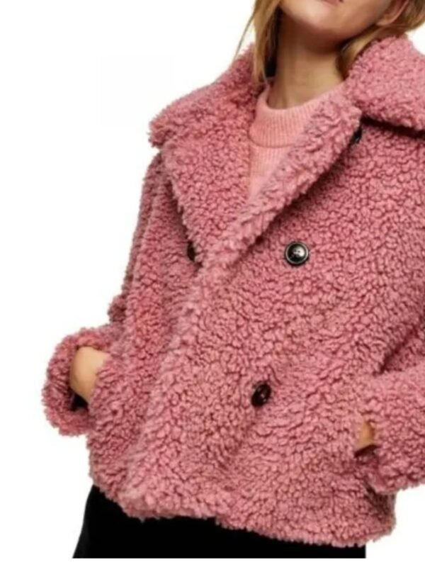 The Young and The Restless Faith Newman Pink Sherpa Jacket