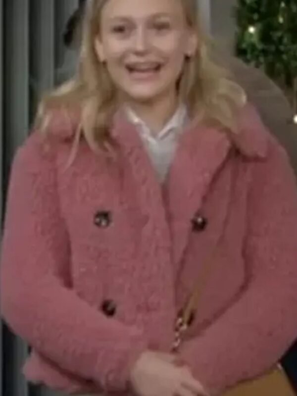 The Young and The Restless Faith Newman Pink Sherpa Jacket