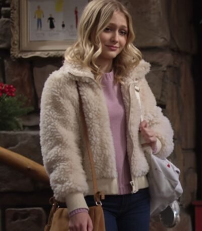 The Young and The Restless Faith Newman White Bomber Jacket