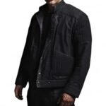 Theo James Divergent Black Leather Jacket