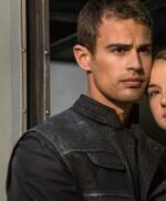 Theo James Divergent Flap Pockets Black Jacket