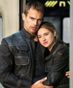 Theo James Divergent Flap Pockets Black Jacket