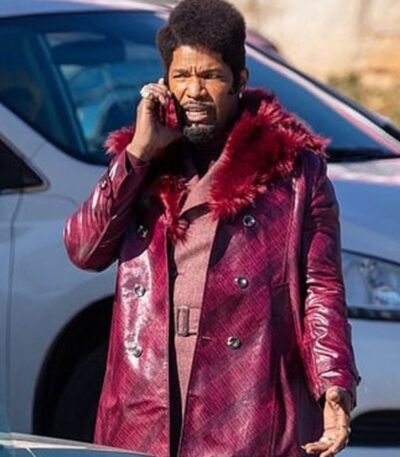 They Cloned Tyrone 2023 Slick Charles Leather Coat