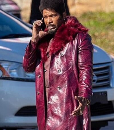 They Cloned Tyrone 2023 Slick Charles Leather Coat